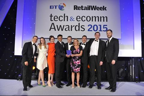 House of Fraser won the Samsung Multichannel Retail of the Year Award